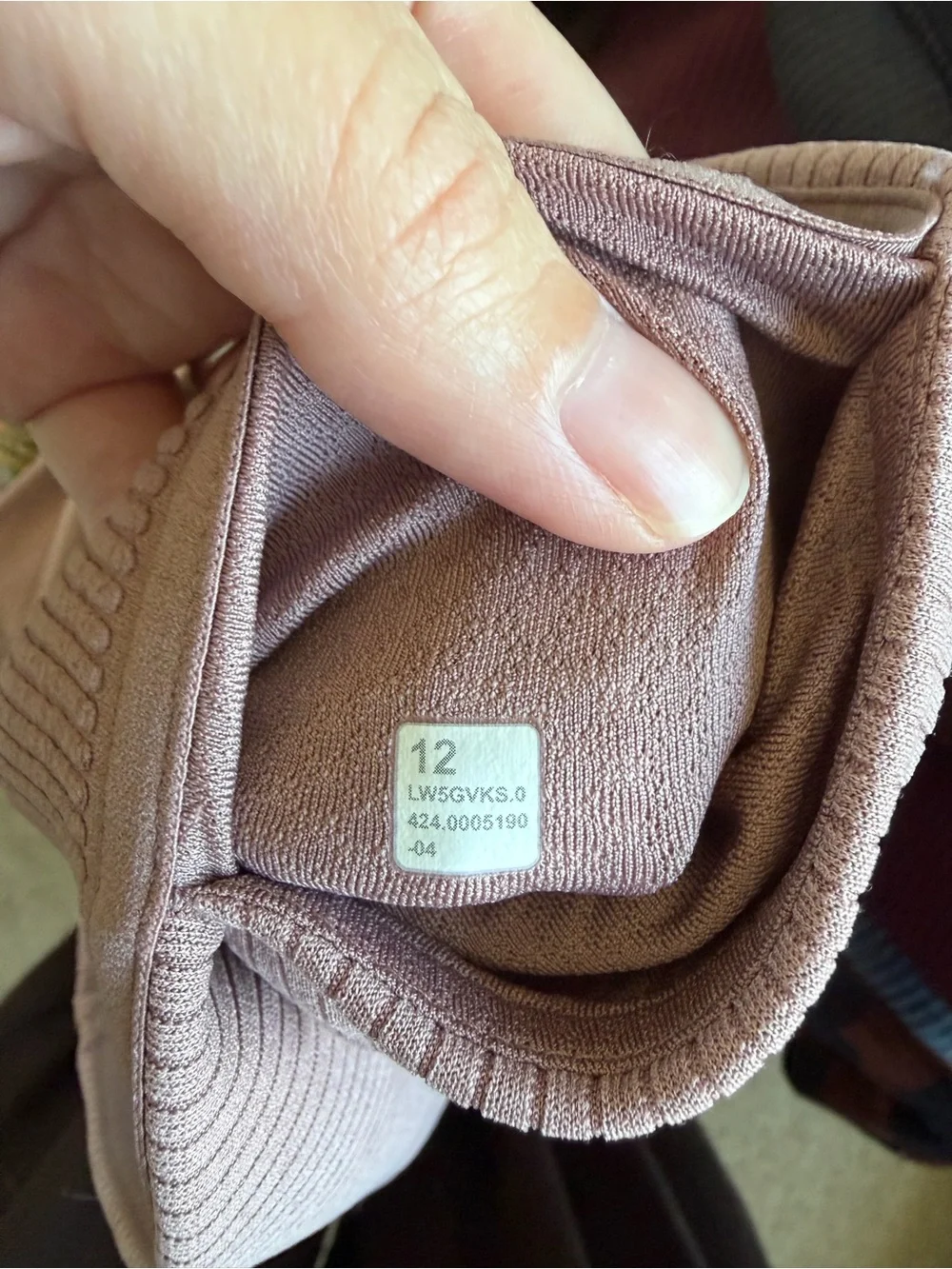 Lululemon Ribbed Softstreme Flared Pant *Regular - Twilight Rose
